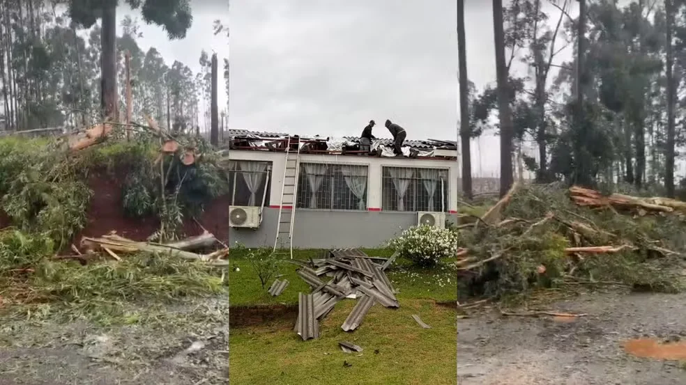 Paraná registra dois tornados em menos de 24 horas; veja estragos