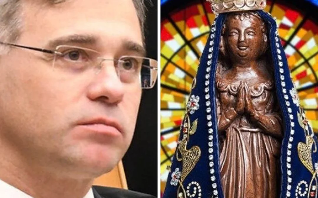 Mendonça adota critérios diferentes para PT e Flávio em casos sobre Nossa Senhora