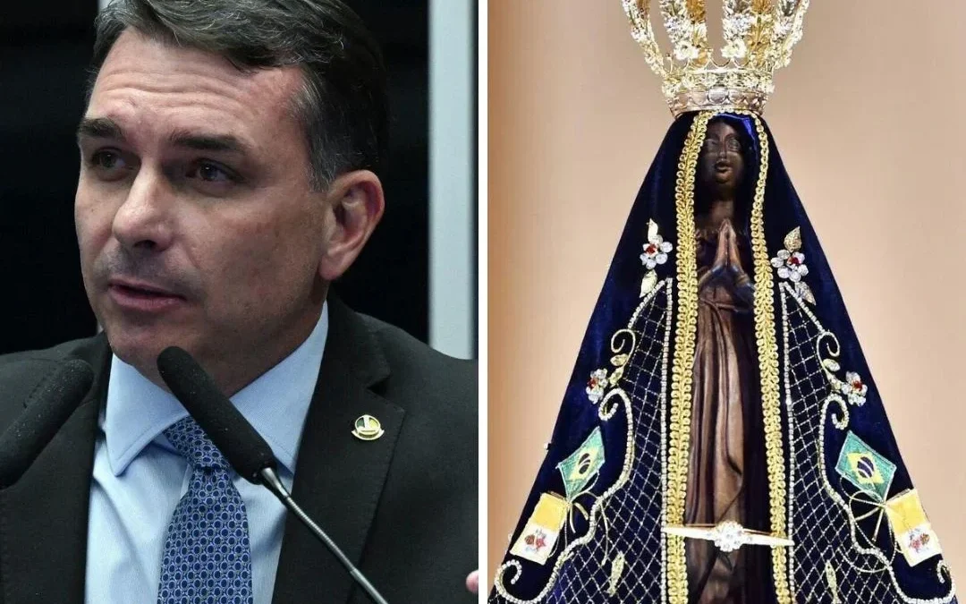 TSE tem 3 votos a 1 para manter derrubada de notícia falsa sobre Flávio e Nossa Senhora