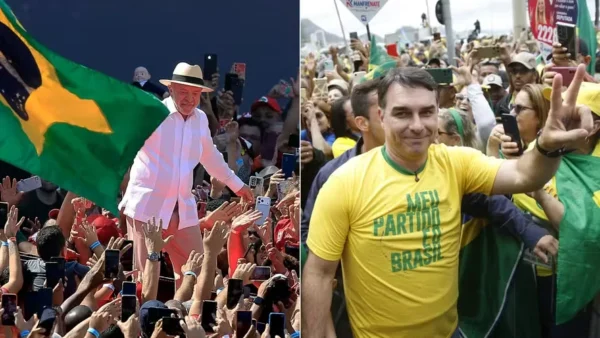 Datafolha: Lula tem 45% e Flávio Bolsonaro, 42% em votos válidos na véspera do 1º turno
