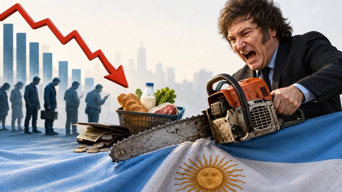 Milei: a conta da motosserra que não contam para você