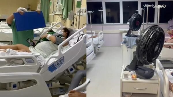 Mães e recém-nascidos enfrentam calor sem climatização no Dona Lindu, em Manaus