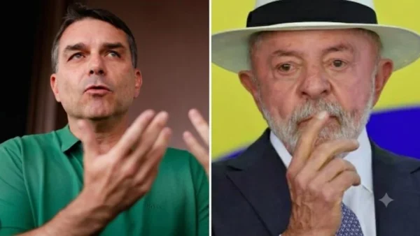 Na pesquisa AtlasIntel, Lula aparece com 47% dos votos válidos e Flávio com 44,1%