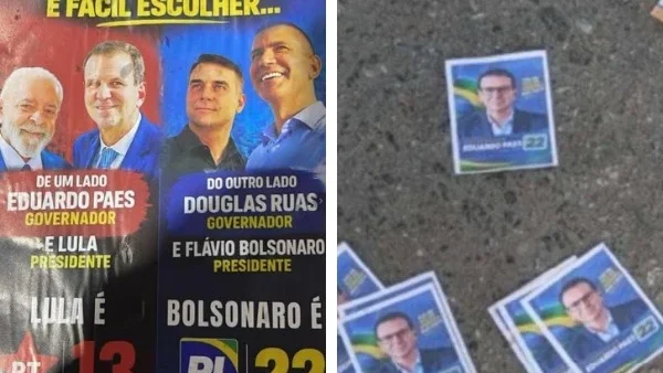 Paes vai à Justiça contra ‘santinhos falsos’ que o ligavam aos números de Lula e PL
