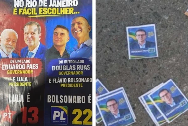 Paes vai à Justiça contra ‘santinhos falsos’ que o ligavam aos números de Lula e PL