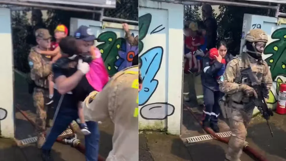 Crianças feitas reféns em Curitiba estavam fantasiadas para festa do Dia das Crianças