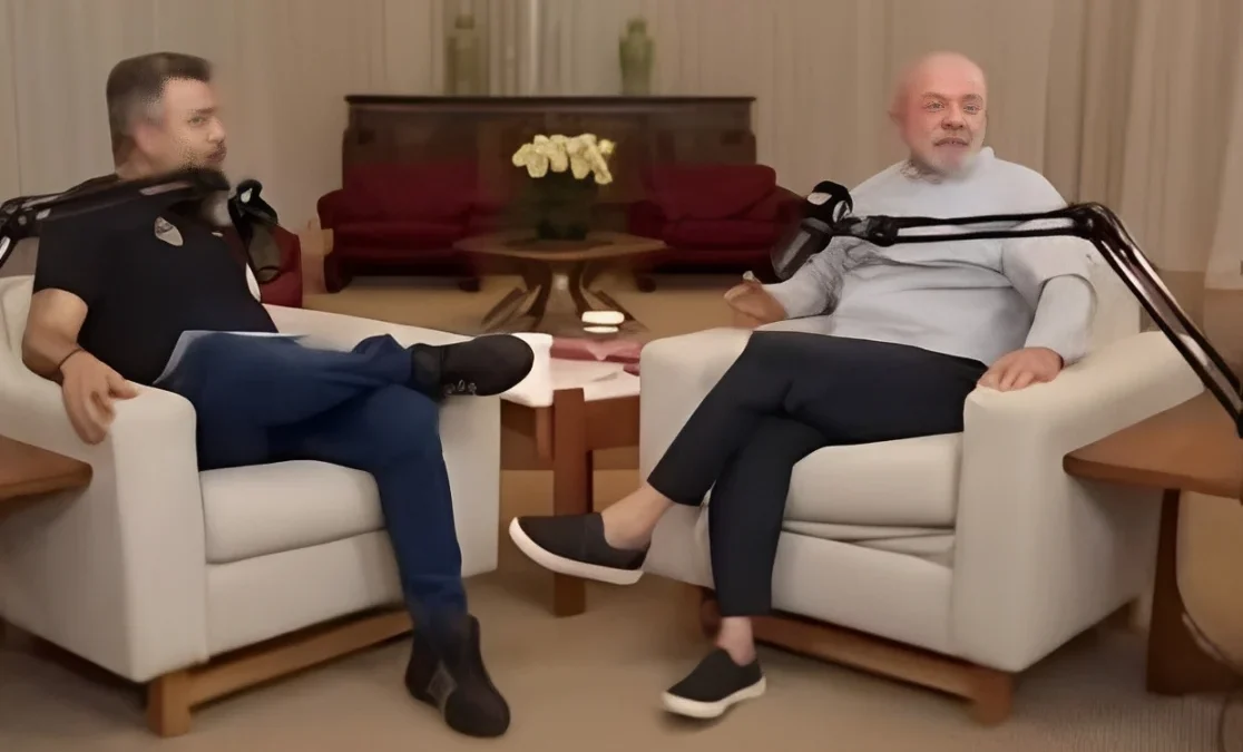 Podcast com Lula teve o triplo de audiência da live de Flávio Bolsonaro